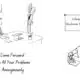 Illustration of a person hesitating at the entrance of an office, while an individual seated at a desk inside encourages them to step forward and resolve their issues anonymously, highlighting the CRA Voluntary Disclosures Program - KR Law Firm - Tax Law Firm in Toronto