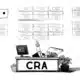 CRA worker seated at a desk in a filing room surrounded by stacks of documents, representing the record keeping requirements of the CRA (Canada Revenue Agency) - KR Law Firm - Tax Law Firm in Toronto